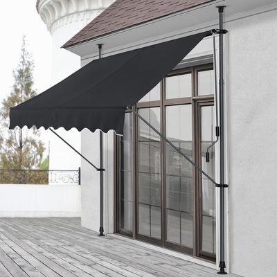 Pro.tec - Klemmmarkise Stem 300x120x220-309 cm Schwarz [ ] Image