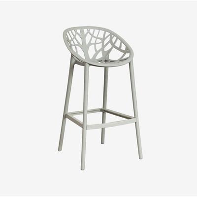 SKLUM Hoher Gartenhocker aus Polypropylen Ores Grün Caqui ↑75 cm Image