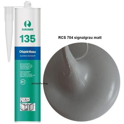 Ramsauer 135 Objektbau Silikon Dichtstoff 310ml Kartusche rcs 704 signalgrau matt Image