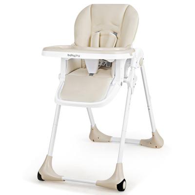 Costway 3-In-1 Convertible Baby High Chair for Toddlers-Beige