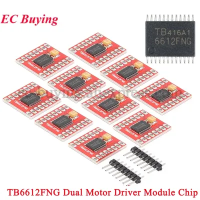 10pcs/1pc TB6612 Dual Motor Driver Module 1A TB6612FNG PCB Board for Arduino Microcontroller Better