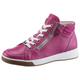 Schnürboots ARA "ROM" Gr. 4 (37), pink Damen Schuhe Reißverschlussstiefeletten Keilabsatz, High Top-Sneaker, Freizeitschuh mit Reißverschluss