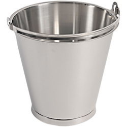 Linden Edelstahleimer PREMIUM, mit Bodenreifen, mit Maßeinteilung, 15 Liter Image