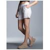 Bermudas TRIGEMA "TRIGEMA Shorts mit praktischen Taschen", Damen, Gr. M, US-Größen, weiß, 70% Baumwolle, 30% Polyester, Basic, Hosen