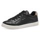 Plateausneaker TAMARIS Gr. 37, schwarz (schwarz, gold) Damen Schuhe Sneaker