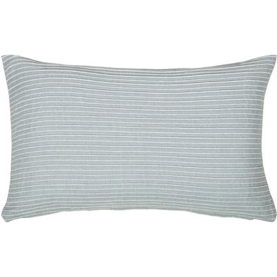 Dekokissen PAD "LAMONTE", blau (petrol), B:60cm L:40cm, Obermaterial: 100% Baumwolle, Dekokissen_Sitzkissen_Kissenhüllen, Made in Europe, Kissenhülle ohne Füllung, 1 Stück Image