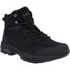 Wanderschuh HI-TEC "JACKDAW MID WP", Gr. 47, schwarz (schwarz, carbon grau), Textil, Synthetik, sportlich, Schuhe, wasserdicht