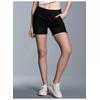 Bermudas TRIGEMA "TRIGEMA Shorts mit praktischen Taschen", Damen, Gr. L, US-Größen, schwarz, 70% Baumwolle, 30% Polyester, Basic, Hosen