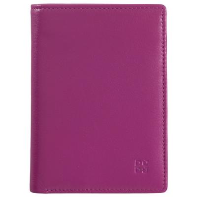 DuDu Geldbörse RFID Leder 9,5 cm fuchsia Blau Damen Image