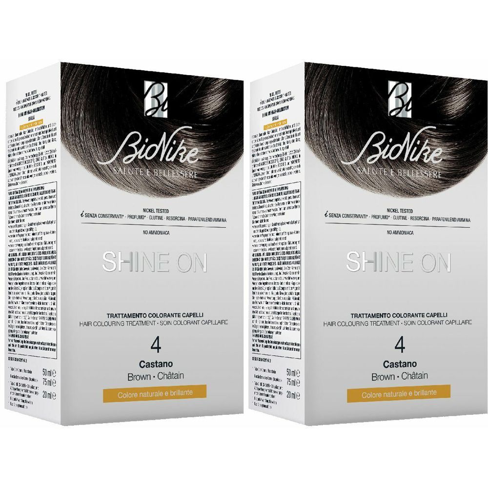 BioNike SHINE ON Castano 4 2x1 pz Lozione