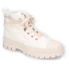Schnürboots DOCKERS BY GERLI, Damen, Gr. 40, weiß (weiß, beige), Textil, modisch, Schuhe, Outdoormode, Schnürschuh, Freitzeitschuh mit starker Profilsohle
