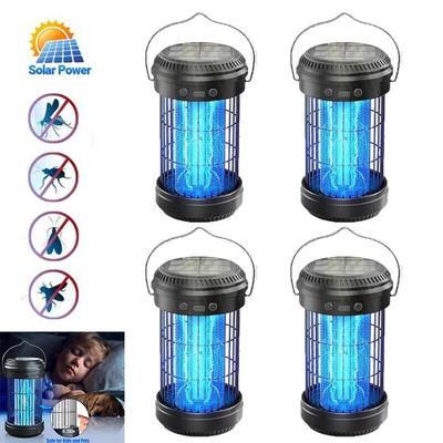 Solar-Powered LED Bug Zapper Light