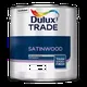 Dulux Trade Satinwood Paint, Pure Brilliant White 5L, Trade Quality Solvent-Based Paint, Paints, Door Paint, Furniture Paint, Wi