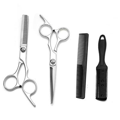 4pcs/set Hairdressing Scissors Hair Scissors Professional Hairdressing Scissors Cutting Thinning Scissors Barber Shear Accessories