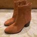 J. Crew Shoes | J.Crew New Sadie Stacked-Heel Boots In Suede Ba568 | Color: Brown | Size: Various