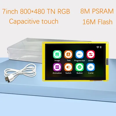 ESP32-S3 HMI 8M PSRAM 16M Flash Arduino LVGL WIFI&Bluetooth 7 " 800*480 Smart Display Screen 7.0