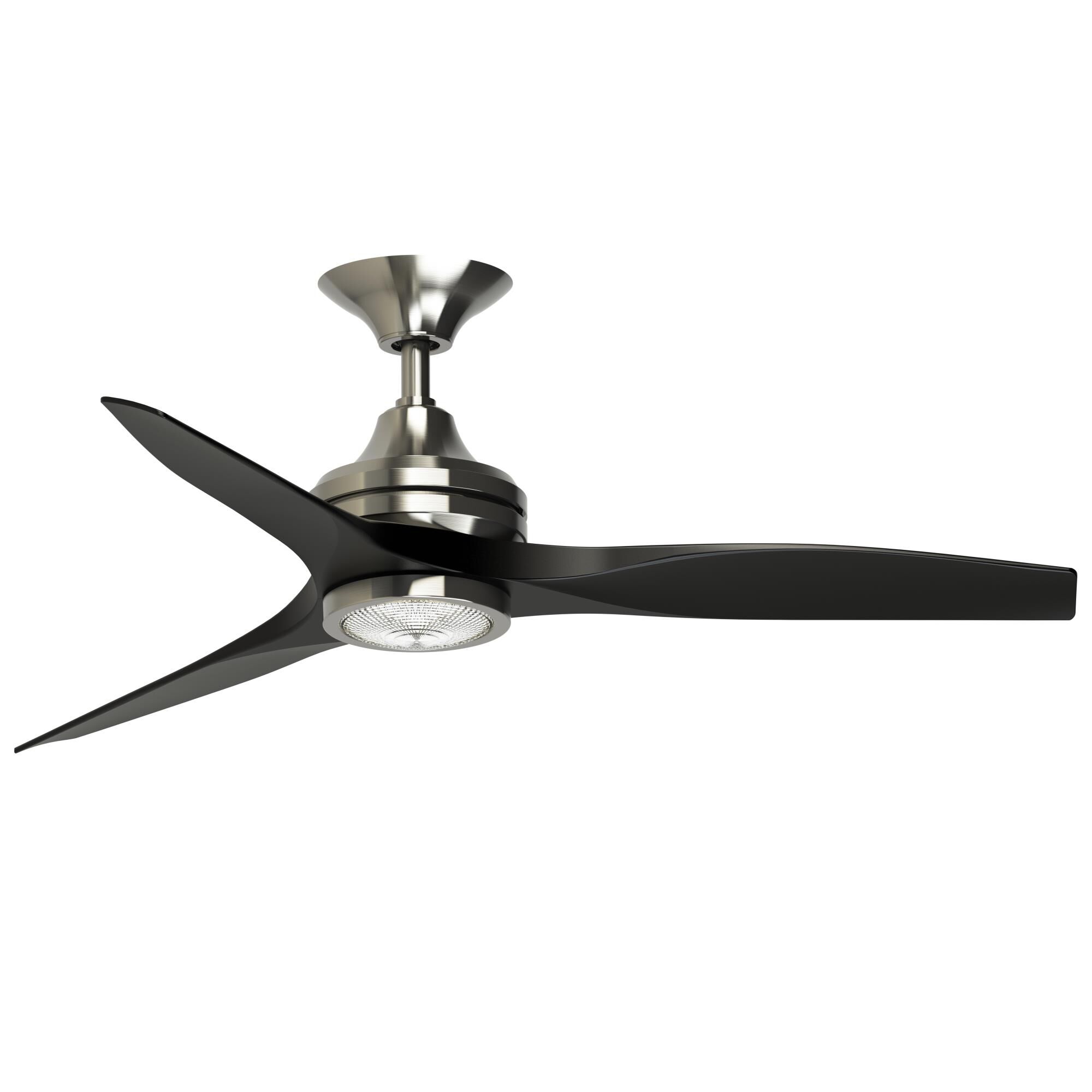 Fanimation Spitfire 48 Inch Ceiling Fan with Light Kit - FP6721BBN-48BL-LK