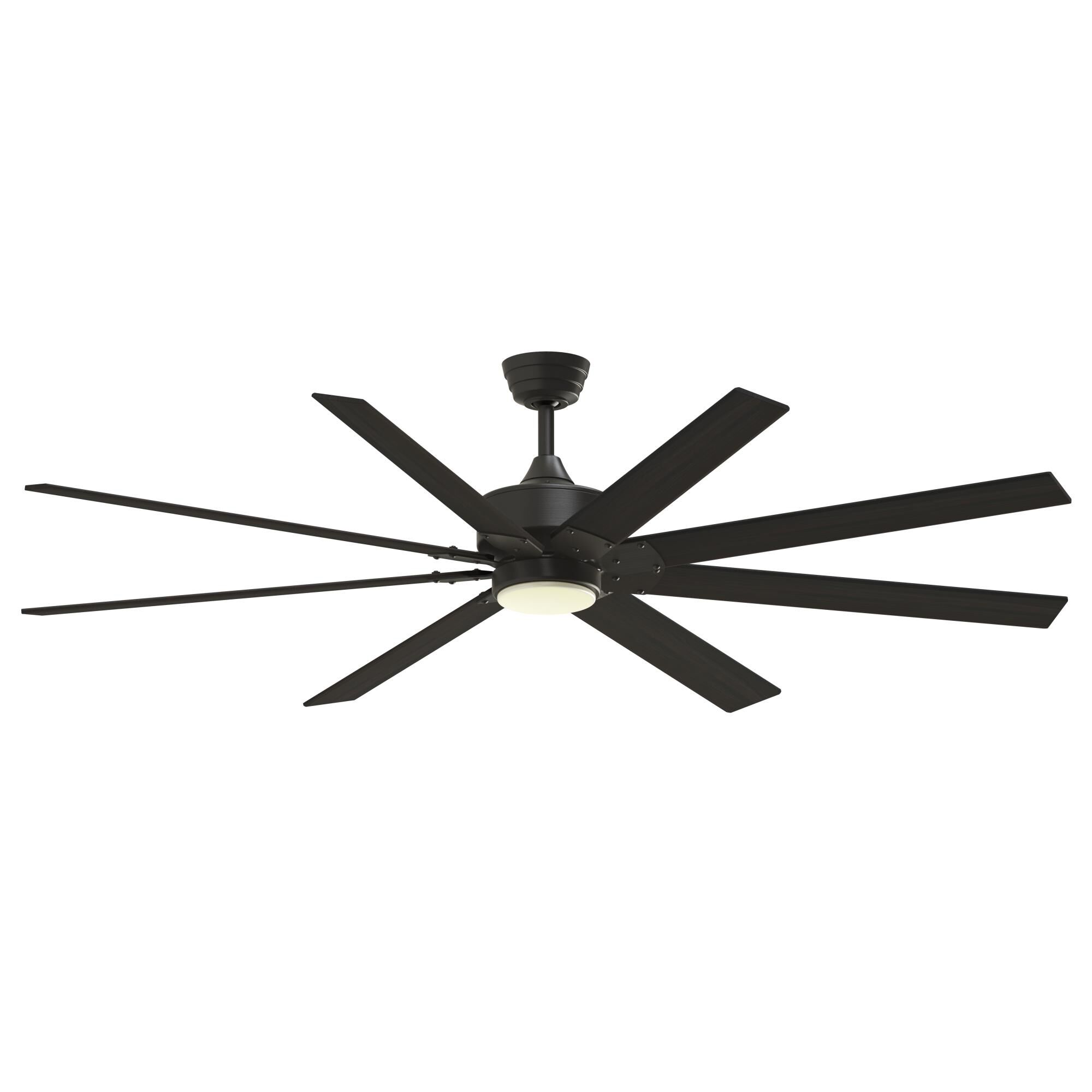 Fanimation Levon Custom 72 Inch Ceiling Fan with Light Kit - FPD7912BDZ-72DWA-LK