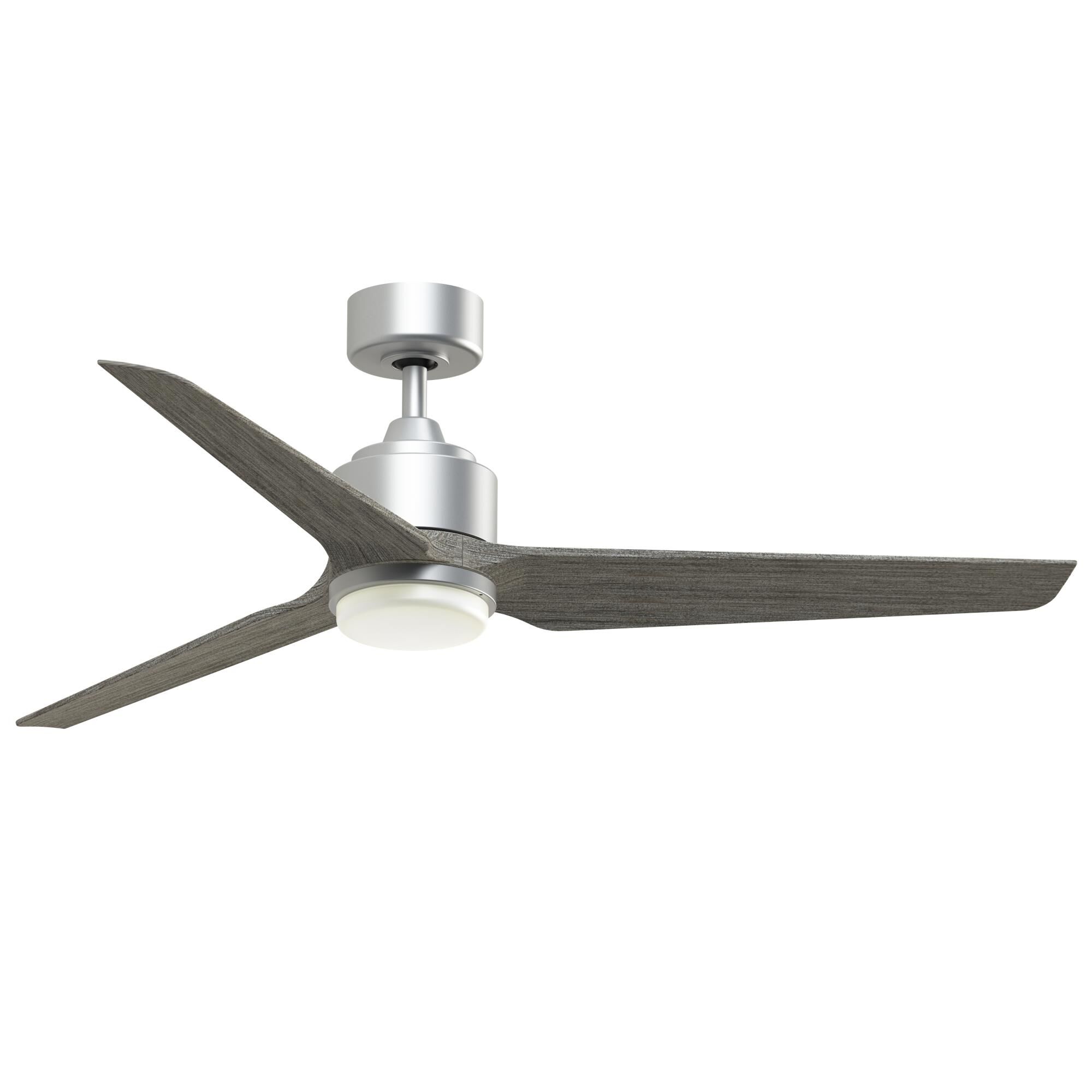 Fanimation Triaire Custom 56 Inch Ceiling Fan with Light Kit - FPD8514SLW-56WEW-LK