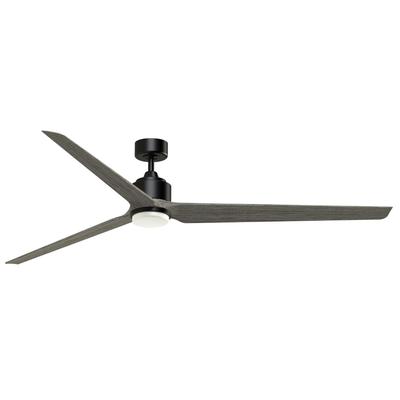 Fanimation Triaire Custom 84 Inch Ceiling Fan with Light Kit - FPD8515BLW-84WEW-LK
