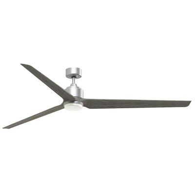 Fanimation Triaire Custom 84 Inch Ceiling Fan with Light Kit - FPD8515SLW-84WEW-LK