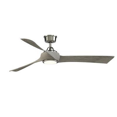 Fanimation Wrap Custom 60 Inch Ceiling Fan with Light Kit - FPD8530BN-60WE-LK