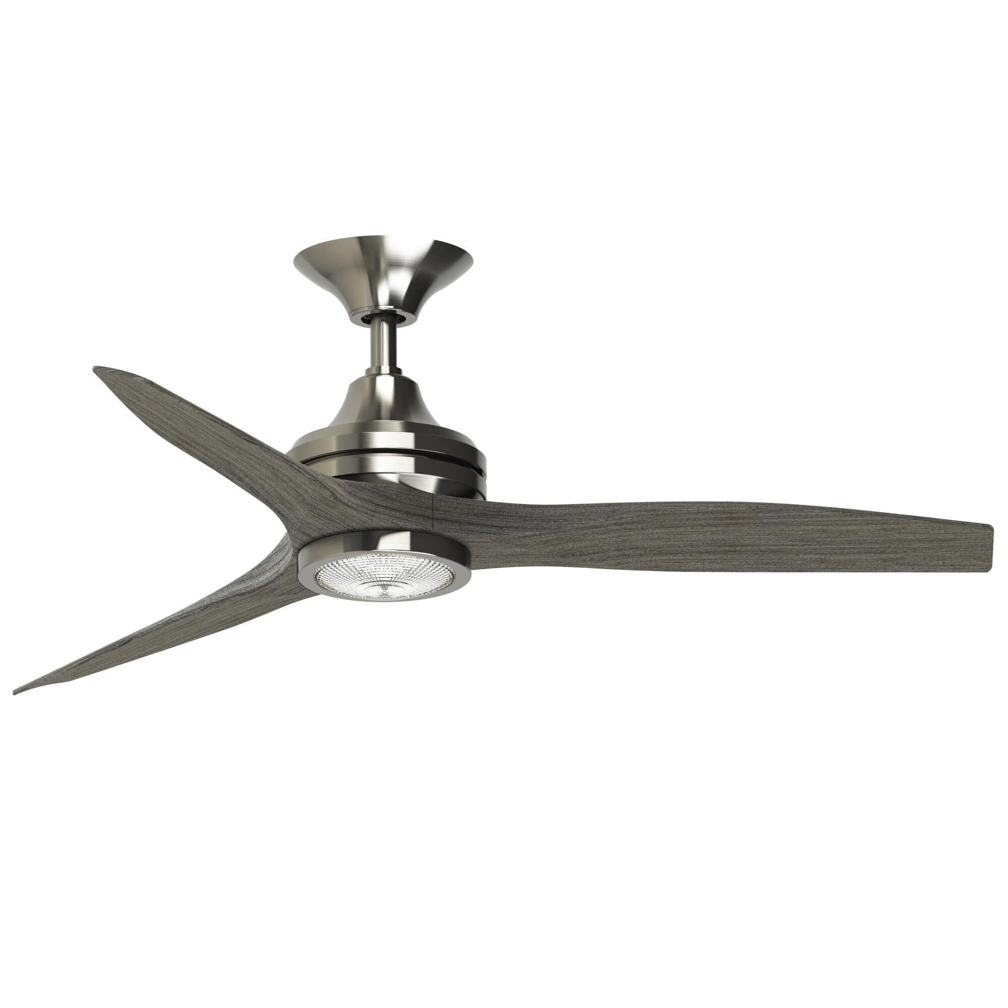 Fanimation Spitfire 48 Inch Ceiling Fan with Light Kit - FP6721BBN-48WE-LK