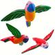 1pc, Pvc Inflatable Parrot Toy Doll, Inflatable Bird Animal Prop, Party Decoration, Halloween Christmas Gift