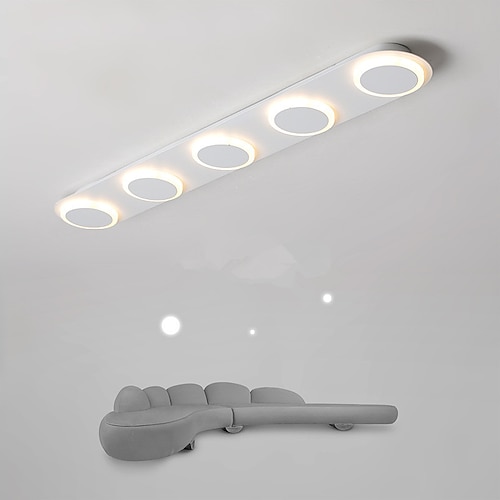 3/4/5 Köpfe quadratische runde LED-Deckenleuchte einfache moderne grundlegende nordische Korridor Lampe Küche Veranda Balkon Home Hall Garderobe Lampe Image