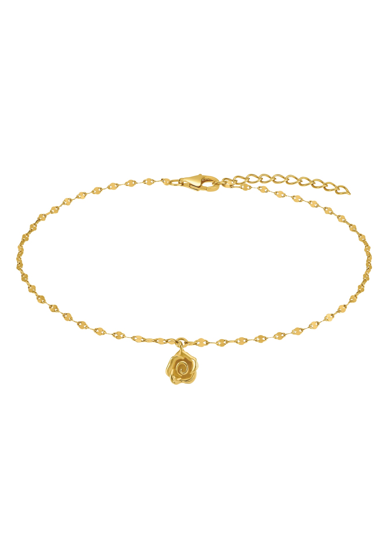 Fußkette AMOR "Rose, 2034141", gold (gelbgoldfarben), Fußketten, Silber 925 (Sterlingsilber) Image