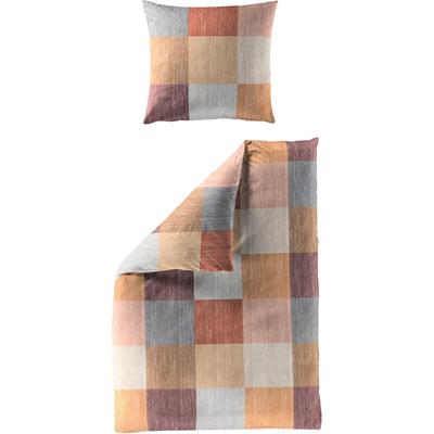 Bettwäsche BIERBAUM "4084", rot, B/L: 135cm x 200cm, , Renforcé, B/L: 80cm x 80cm, Renforcu00e9, Obermaterial: 100% Baumwolle, Bettwäsche, Renforce, 100 % Baumwolle, pflegeleicht Image