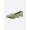 Slipper HEINE, Damen, Gr. 41, grün (lindgrün), Leder, Glattleder, sportlich, Schuhe