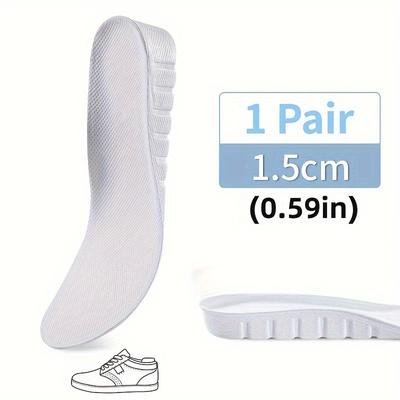 TEMU 1pair Invisible Heightening Breathable Comfortable Insoles For Women & Men Image