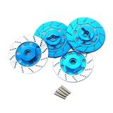guohui 4 Pieces RC Brake Disc 12mm for DIY Modified Parts 1:10 RC Truck Hobby Model blue