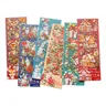 2 Blatt/Packung Weihnachten Liebeslied Serie Haustier Aufkleber Vergoldung Weihnachten traditionelle
