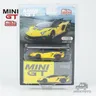 MINI GT Mijo Exclusive 1:64 LB-Silhouette WORKS Aventador GT EVO Yellow Diecast Model Car