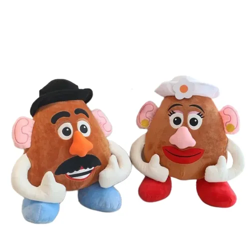 Niedliche Herr und Frau Kartoffel kopf Plüsch tier schöne Stofftier Geschichte Anime Plüschtiere