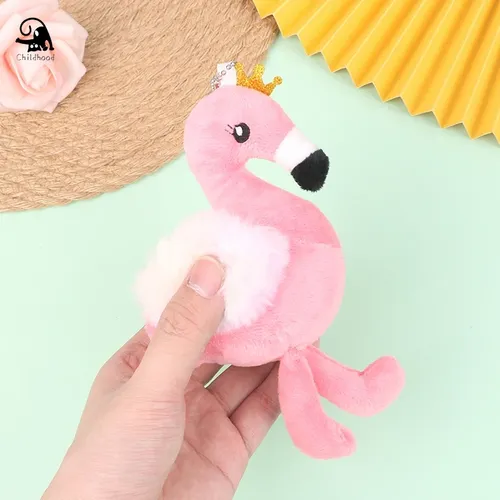 Flamingo Vogel Plüsch Schlüssel bund Stofftier Tierwelt Sammler weichen Plüsch Puppe Spielzeug