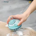 Hunde wasch massage Silikon für Bad Haustier Shampoo Bürste Hunde bade bürste mit Seifensp ender