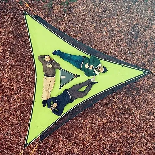 Dreieck Hängematte Zelt tragbare Mesh Netz Hängematte Camping Zelt Hängematten Stuhl Hängematte mit