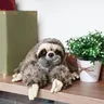 35cm realistico tre bradipo carino bambole di peluche animali del fumetto bambola bradipo Super
