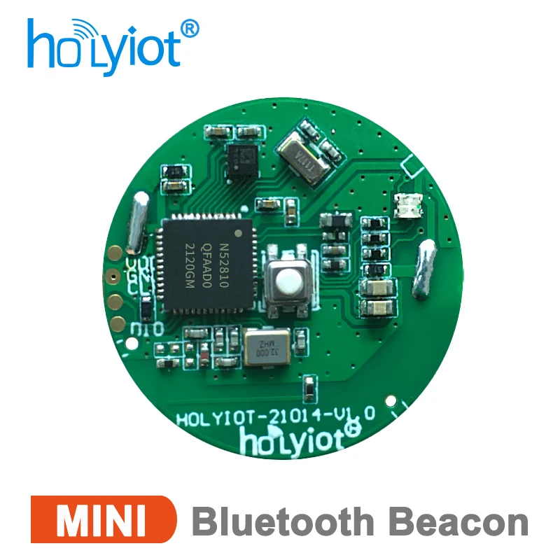 Holyiot nRF52810 3-Achsen-Beschleunigungsmesser Bluetooth Beacon BLE 5.0 Bluetooth-Modul Geringer Stromverbrauch Innenpositionierung iBeacon Image