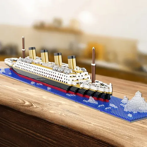 Titanic Modell großes Kreuzfahrt schiff/Boot 3d Mikro Bausteine Ziegel Sammlung DIY Spielzeug für