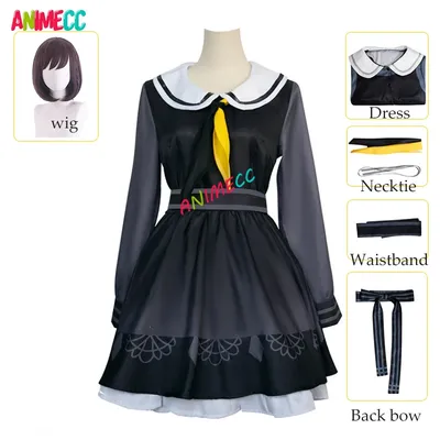 ANIMECC Shinonome Ena Cosplay Kostüm Perücke Anime Projekt Sekai Bunte Bühne Schuluniform Halloween Image
