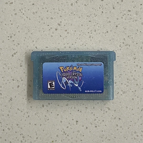 Cartouche de jeu GBA 32 bits, carte de Console de jeu vidéo Pokemon, cristal liquide, coque de haute qualité, Version américaine pour GBA/NDS