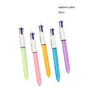 K1AA Penna a multicolore da 5 pezzi Penna multicolore a 4 colori in 1 Penne a retrattili per calze