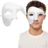 Maschera in maschera maschera a mezza faccia con nastri maschera fantasma dell'opera maschera