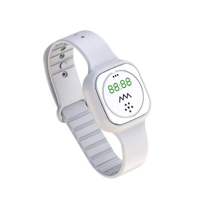 Ultrasonic Mosquito Repellent Bracelet – Clock Display Wearable Band for Kids, Adults, and Pregnant Women, Ideal for Outdoor Use