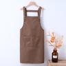 Canvas Waterproof and Oil Proof Apron Western Restaurant Hot Pot Restaurant Milk Tea Caf Waiter Kitchen Apron