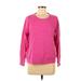 J.Crew Factory Store Sweatshirt: Pink Tops - Women's Size Medium